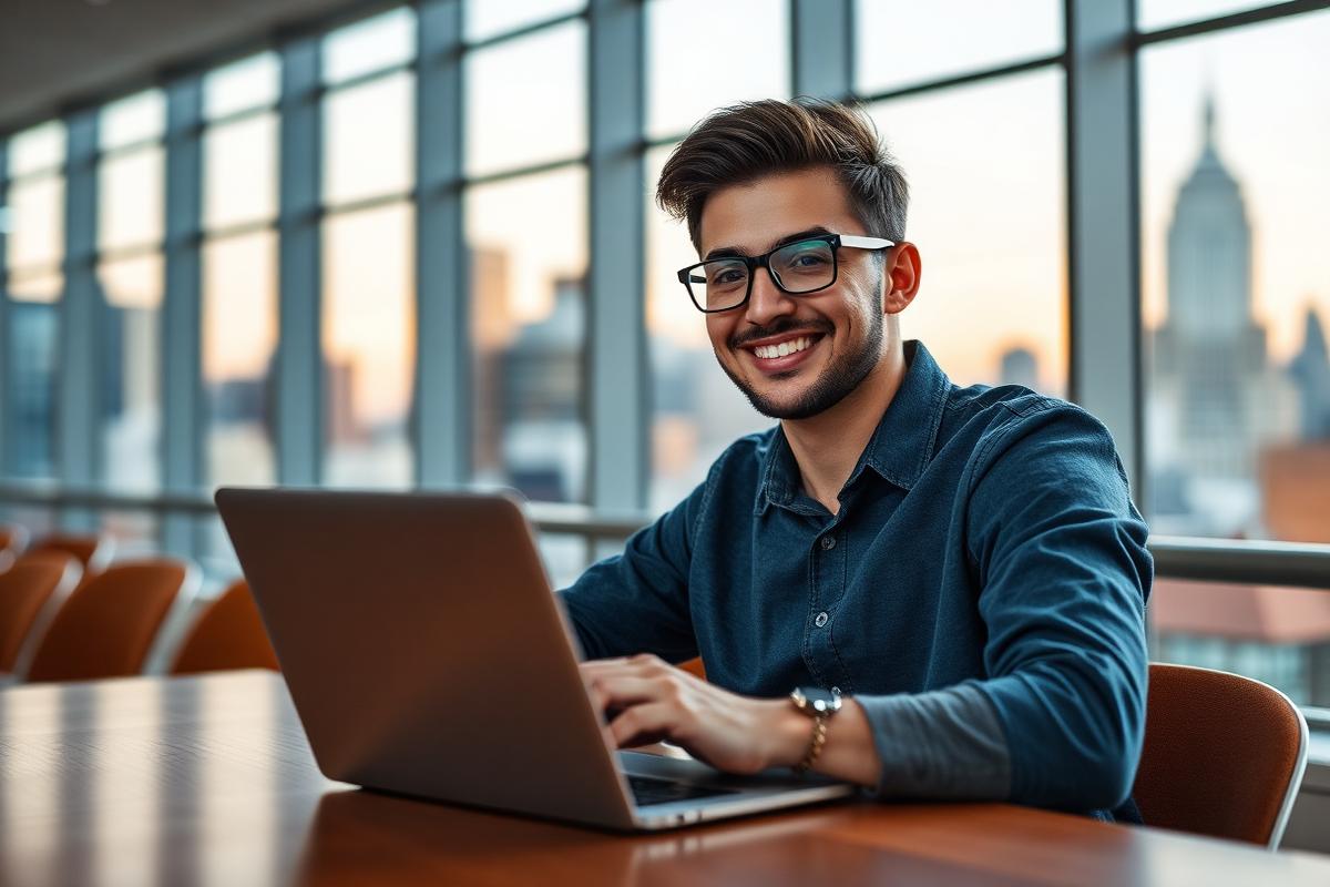 Student in the USA on a live online tutoring call